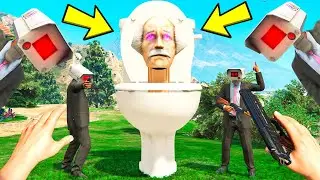 НАШЁЛ СКИБИДИ ТУАЛЕТ И КАМЕРА МЕН в ГТА 5 МОДЫ! SKIBIDI TOILET CAMERA MAN ОБЗОР МОДА в GTA 5 ВИДЕО