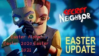 Играю во все пасхальные версии Secret Neighbor вместе с Danya Gaming