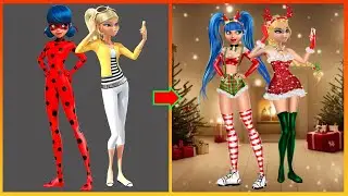 Miraculous Ladybug Chloe Glow Up In Noel - Miraculous Transformation