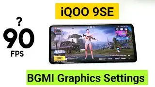 iQOO 9SE BGMI 90fps After Update Graphics Settings 🔥🔥🔥