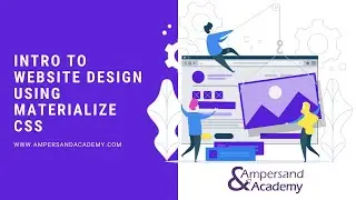 Introduction to website design using Materialize CSS