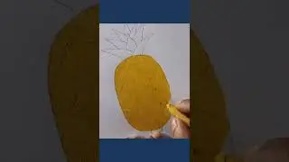 Pineapple Fruits🍍🍍 Drawing 🍍Painting 