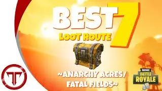 BEST Battle Royale Loot Route #7!! (Anarchy Acres/Fatal Fields) w/TrappedGT | Fortnite || Troikality