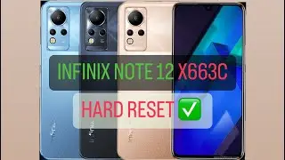 INFINIX NOTE 12 Hard Reset 💯 | Infinix x663c unlock easy method ✅ | Infinix Note 12 X663c Pin lock