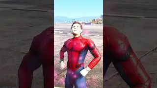 RANDOM SPIDERMAN VS SUPER HEROES BATTLE  #gta5 #spiderman