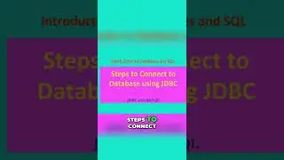 Introduction to Databases and SQL  Step by Step JDBC Connection Tutorial
