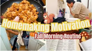 LOW INCOME LIVING MORNING ROUTINE AND FALL HOMEMAKING MOTIVATION