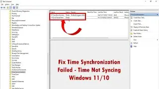 Fix Time Synchronization Failed - Time Not Syncing Windows 11/10