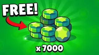 How I Got 7000 FREE Gems in Brawl Stars!