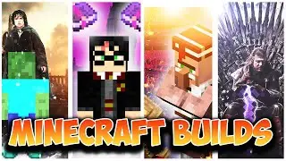 BEST MINECRAFT BUILDS TO  EVER EXIST| CHECK THESE BUILDS OUT AND DRIVE INTO NOSTALGIA