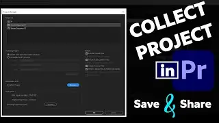 How to Collect Project in Premiere Pro | collect project premiere pro