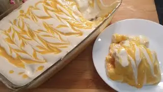 Easy Mango Dessert Recipe ♥️ | No Bake Mango Cake