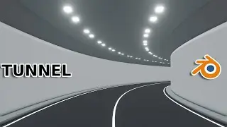 create a car tunnel in blender