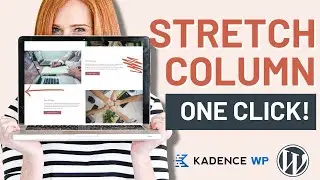 Stretch columns with one click using the Kadence Row Block