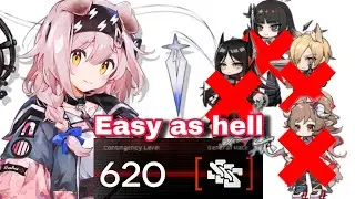 [Arknights] CC#1 Battle Pyrolysis 620+ points | Easiest clear