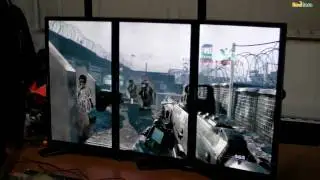 Call of Duty : Modern Warfare2 with Triple Monitor in ATi Eyefinity 3x1 Portrait