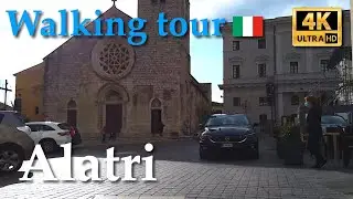 Alatri (Lazio), Italy【Walking Tour】With Captions - 4K