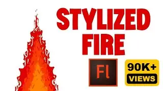 Adobe Flash Tutorial - Animate Stylize Fire with Flash