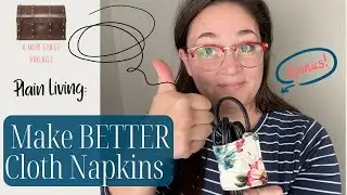 Beginner Sewing Class- Upgrade Your Cloth Napkins | Sew to Sell