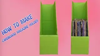 Cardboard Magazine Holders | Magazine File Holder DIY | How to Make Cardboard Magazine Holder