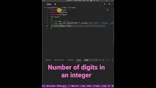 number of digits in an integer in C || how to count number of digits in C