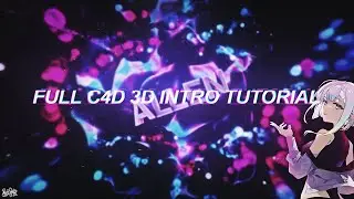 [C4D+AE]  Full Allixar 3D Intro Tutorial 2023 (Free Project Files + Presets)