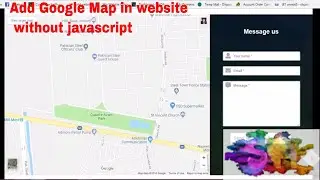 How to add a Google Map in  Website without Javascript & Google Api | HTML Tutorial