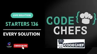 LIVE CODECHEF CONTEST 136 || ALL SOLUTION || STARTERS 136 || CODECHEF|| JAVA || C++  || C || PYTHON