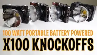 Zhiyun X100 knockoffs Colbor W100 Yidoblo ZC 100Bi 100w video lights