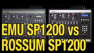 Emu SP1200 vs the Rossum Sound Comparison Shoot Out