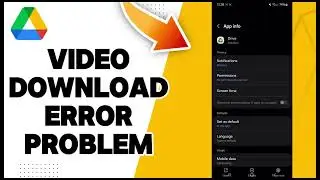 How To Fix Google Drive Video Download Error Problem