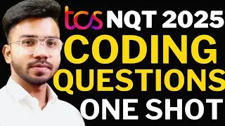 TCS NQT Coding Questions and Answers ONE SHOT🔥| JAVA , C++ , PYTHON