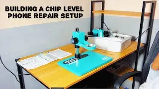 I Set-up a Professional Mobile Repairing Lab in Just a Few Minutes - Chip Level Phone Repair Setup