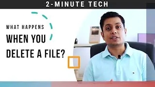 2-Minute Tech: What Happens When You Delete A File? | Where Do The Deleted Photos and Files Go?