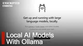 EASILY run your own AI LLM locally on your own computer - with Ollama | Unscripted Coding