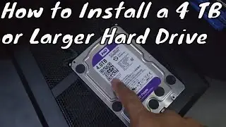 How to Install a 4TB or Larger Hard Drive || HDD Not Showing up or Detected in Windows