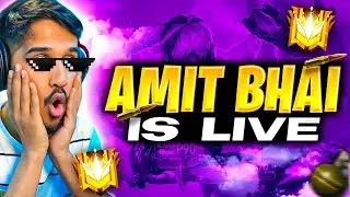 Free Fire Live Rank Push To Grandmaster With AmitBhai