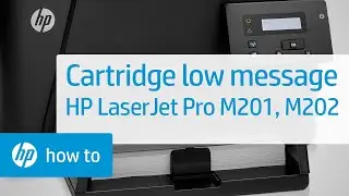 Cartridge is Low Message Displays on the Computer | HP LaserJet Pro MFP M201 and M202 | HP