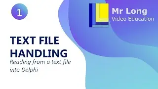 Text Files in Delphi - Reading from a text file example