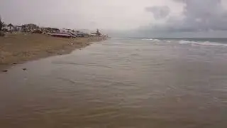 Beach in La Antilla in Spring, Huelva, Andalucia Spain;/Plaża w La Antilla wiosną, Hiszpania 