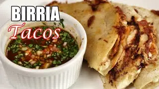 Chicken Birria Quesa Tacos