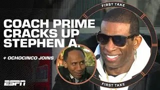 Deion Sanders CRACKS UP Stephen A. while talking Brock Purdy & Super Bowl LVIII 🍿 | First Take