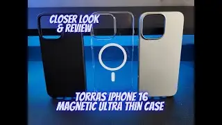 Closer Look Iphone 16 Pro Max TORRAS Magnetic Slim-Fit Case!