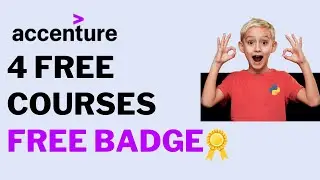 Accenture Free Online Courses | Updated | Free Badge | 4 Free Tech Courses