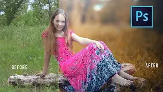 Photoshop CC Tutorial : Outdoor Portrait Editing 📷