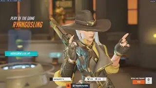 POTG! GALE TOP 500 ASHE OVERWATCH 2 SEASON 12 GAMEPLAY