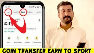 How to Transfer Coin  Earn to Spot Wallet in Binance