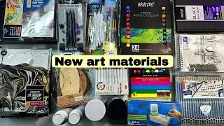 New art 😍 materials unboxing ✨ and review | Best art supplies for every artist....