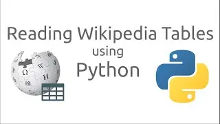 Reading Wikipedia Tables using Python