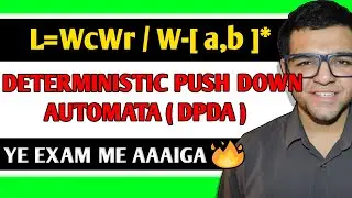 Deterministic Push Down Automata ( DPDA ) 🔥